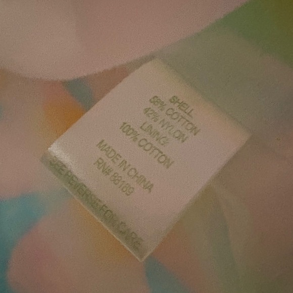 Lilly Pulitzer Multicolored Floral Lace Mini Skirt Pink Blue Green Size 2 - Picture 4 of 8